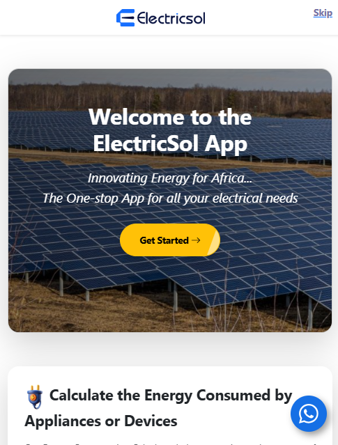 Electricsol Mobile App