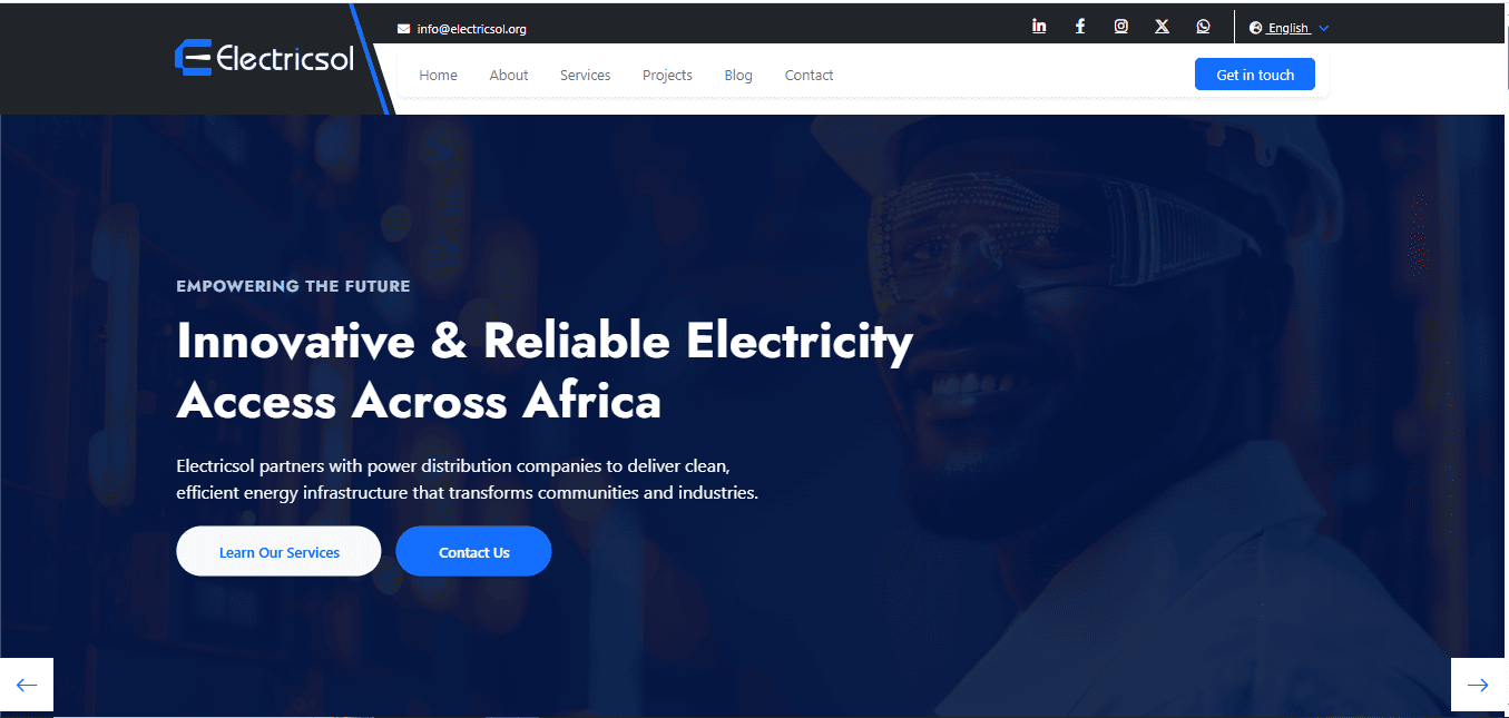 Electricsol Website