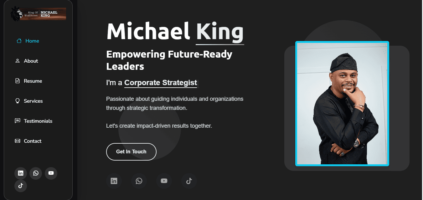 Michael King Website